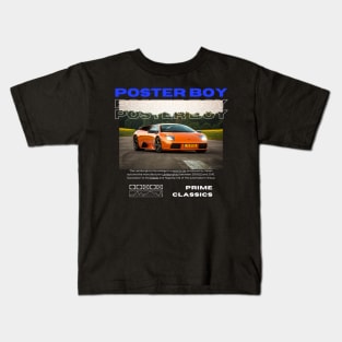 poster boy lamborghini Kids T-Shirt